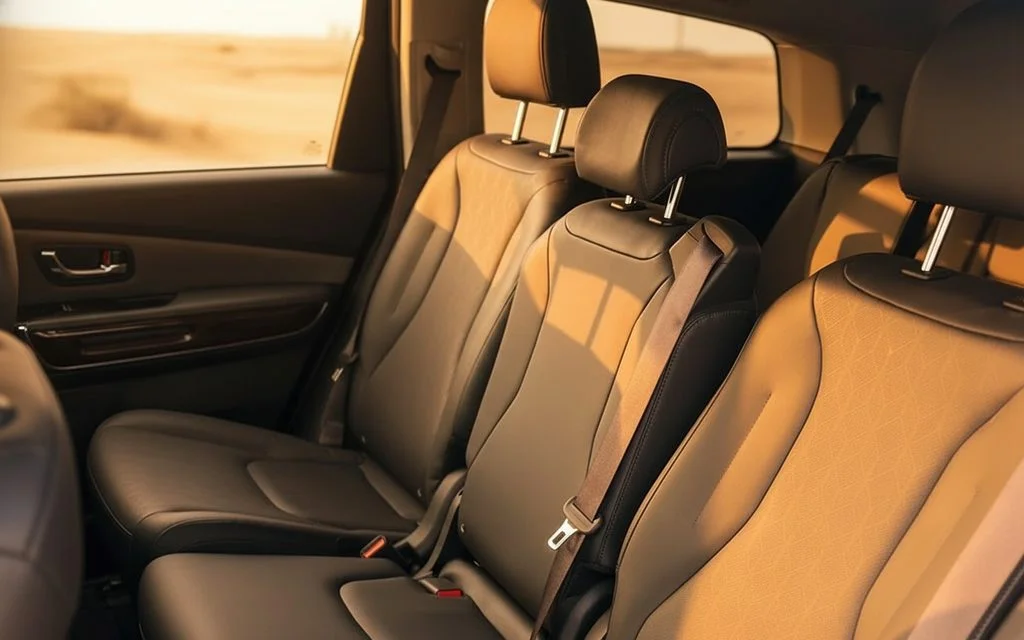 Kia Carnival 2023 leather seats and cabin