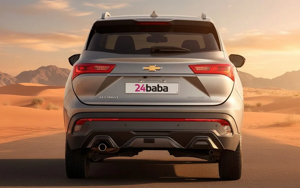 Chevrolet Captiva 2023 Grey rear view showing taillights