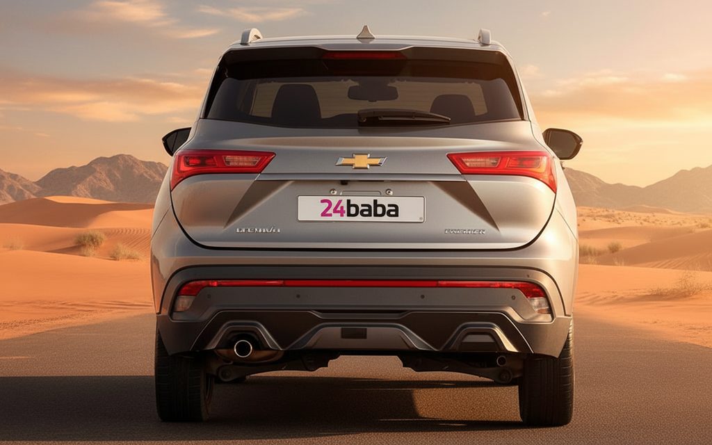 Chevrolet Captiva 2023 Grey rear view showing taillights