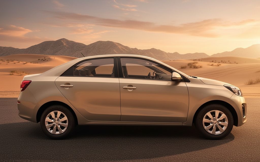 Kia Pegas 2024 interior view showing trim