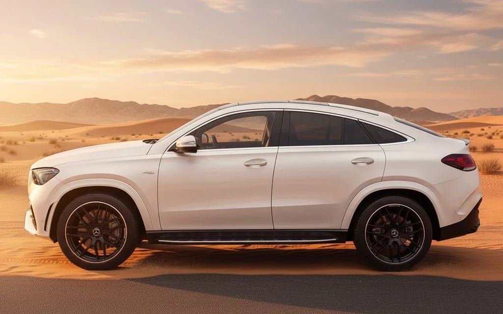 Mercedes Gle53 2023 White side profile