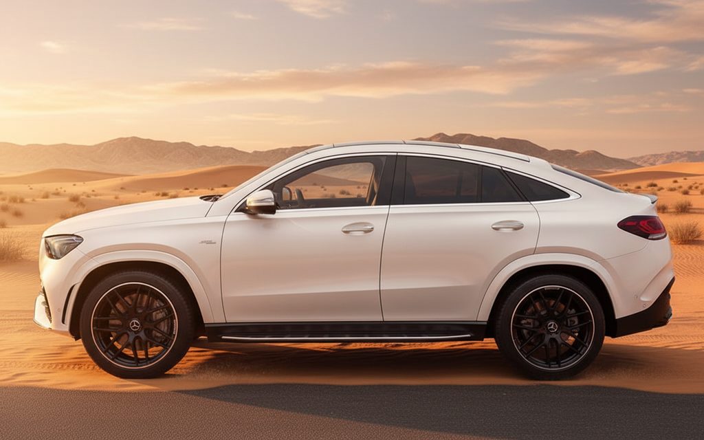 Mercedes Gle53 2023 White side profile