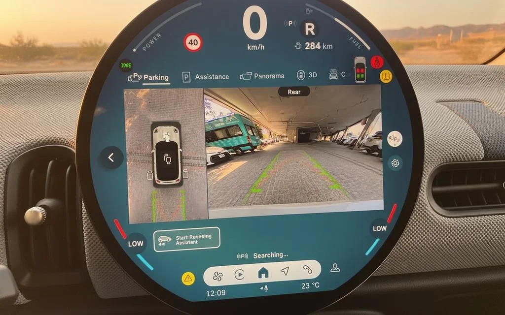 Mini Cooper 2025 interior view showing trim