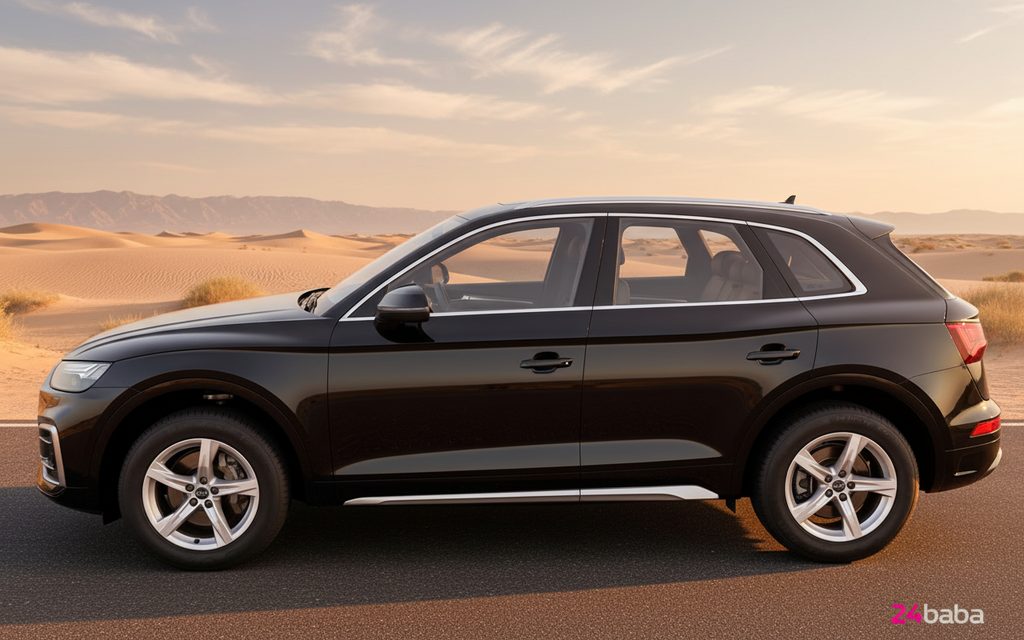 Audi Q5 2022 Black side profile