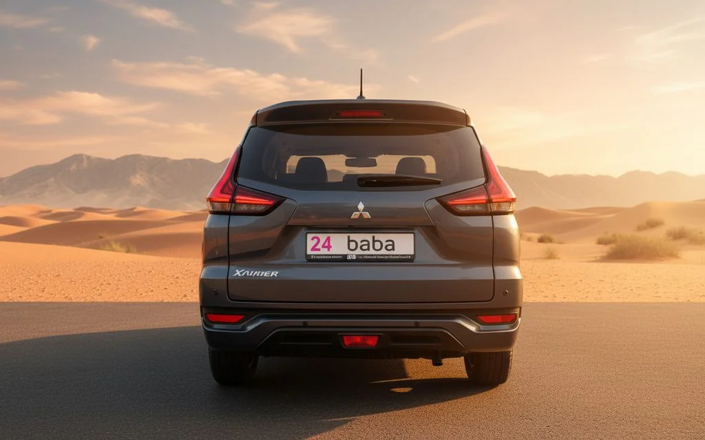 Mitsubishi Xpander 2022 Dark Gray rear view showing taillights