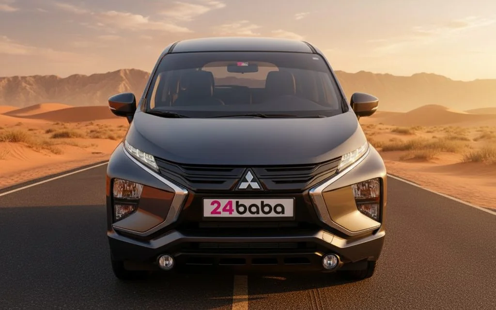 Mitsubishi Xpander 2022 Dark Gray front view with headlights