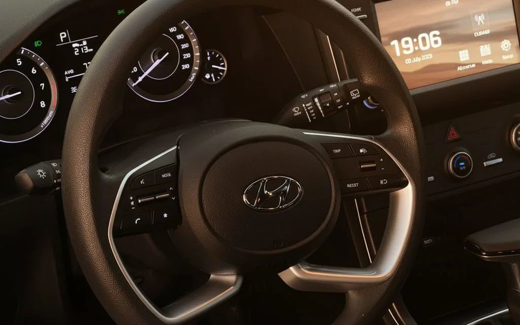Hyundai Creta 2023 interior view showing trim