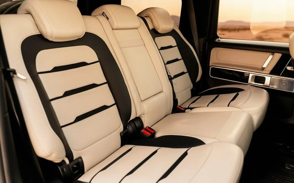 Mercedes G63 2021 leather seats and cabin