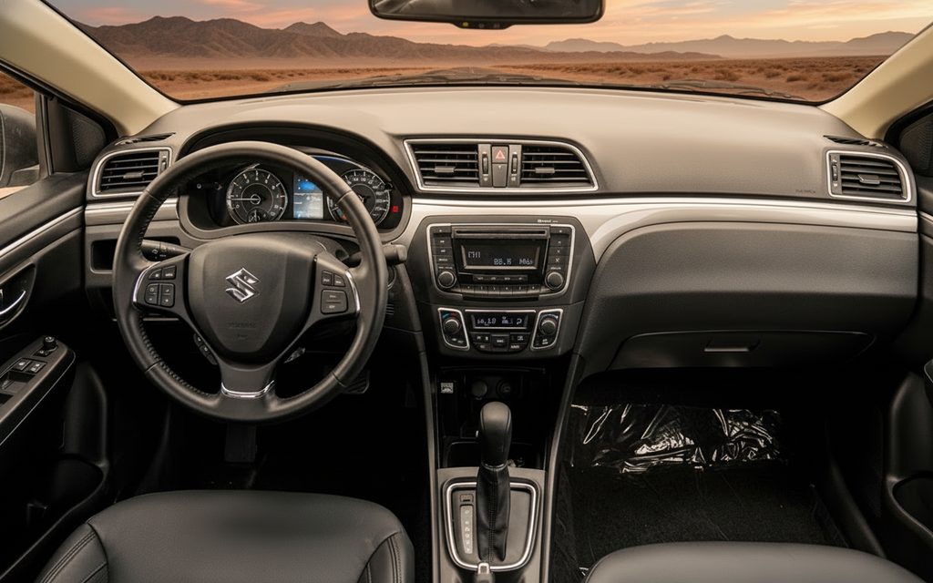 Suzuki Ciaz 2023 interior view showing trim