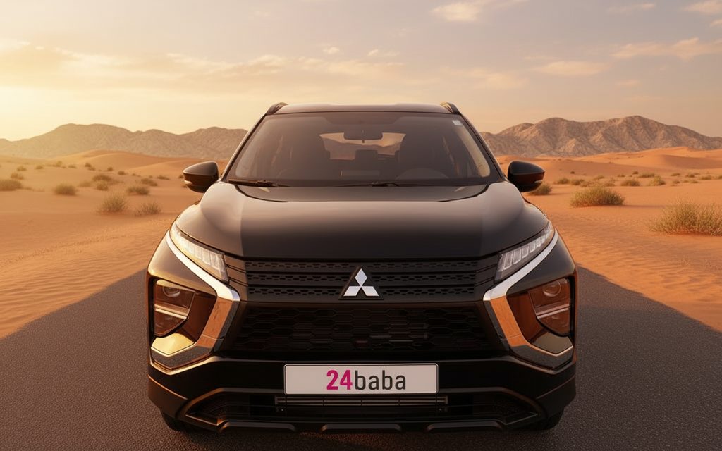 Mitsubishi Eclipse 2025 Black front view with headlights