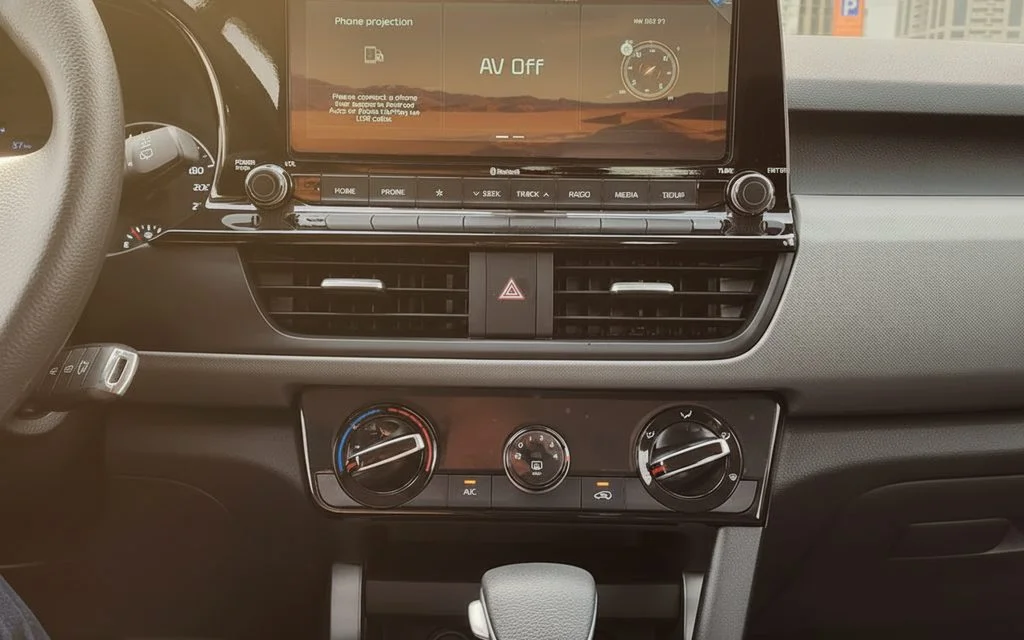 Kia Seltos 2023 interior view showing trim