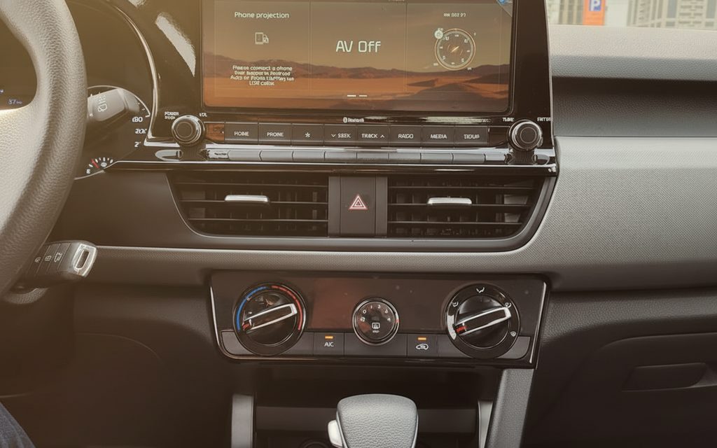 Kia Seltos 2023 interior view showing trim