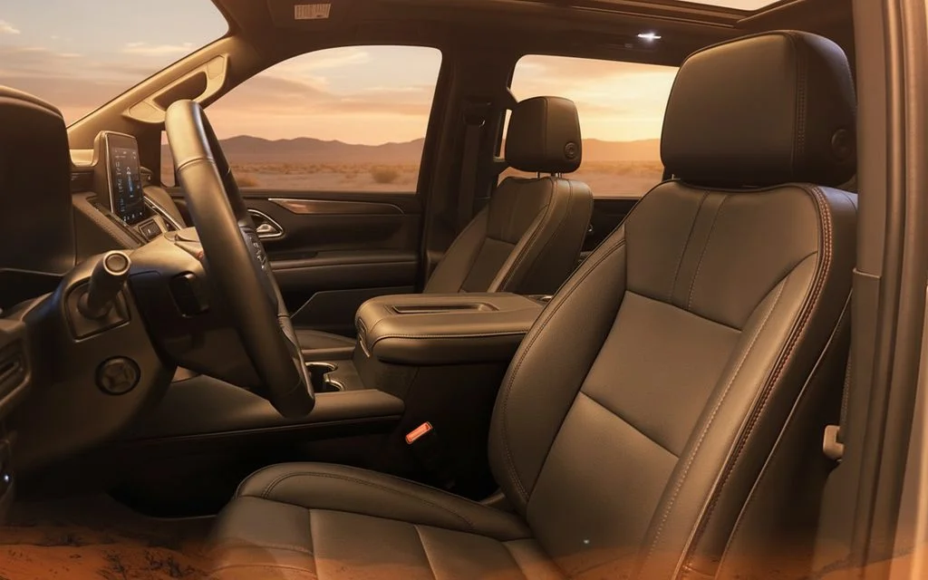 Chevrolet Suburban 2024 leather seats and cabin