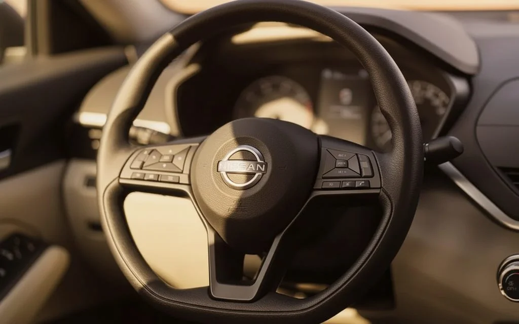 Nissan Altima 2023 interior view showing trim