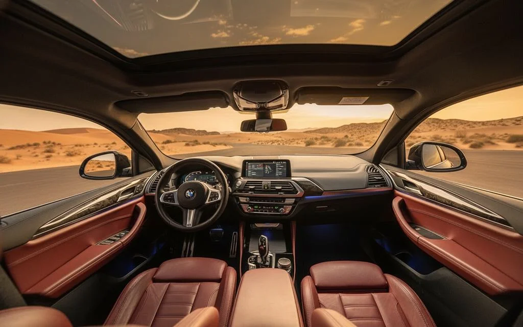 Bmw X4 2021 dashboard and infotainment