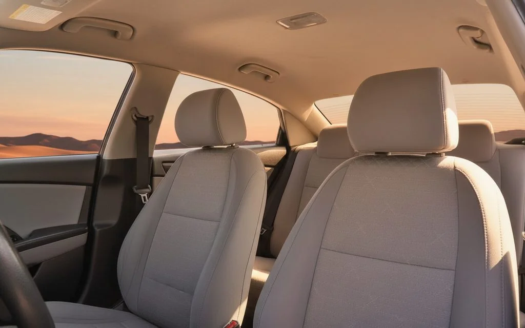 Kia Rio 2020 leather seats and cabin