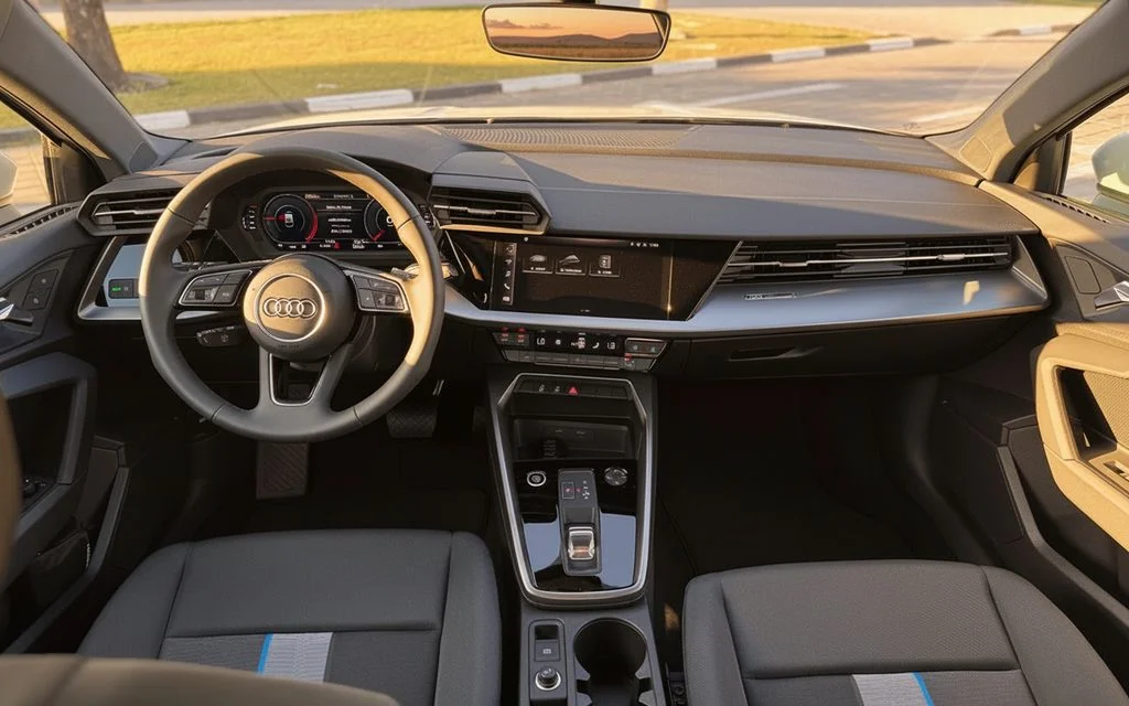 Audi A3 2024 dashboard and infotainment