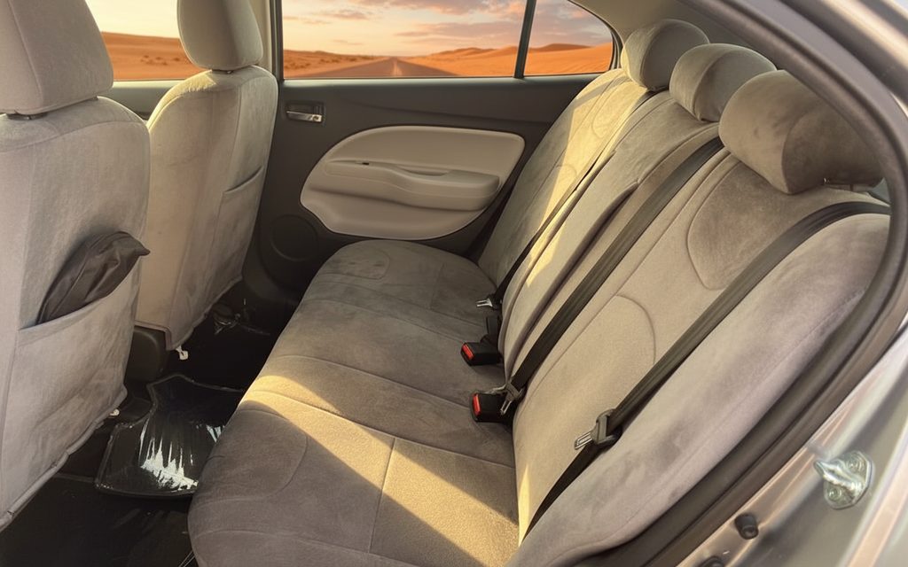 Mitsubishi Attrage 2022 leather seats and cabin