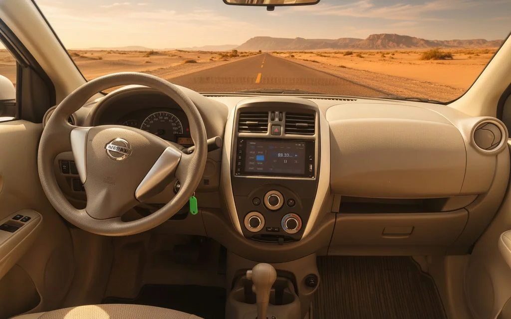 Nissan Sunny 2024 interior view showing trim