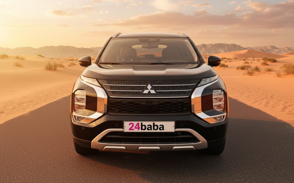 Mitsubishi Outlander 2024 within front view with headlights