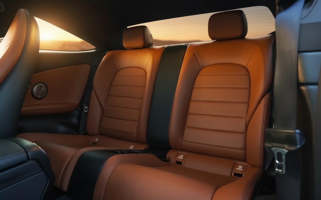 Mercedes C300 2025 leather seats and cabin