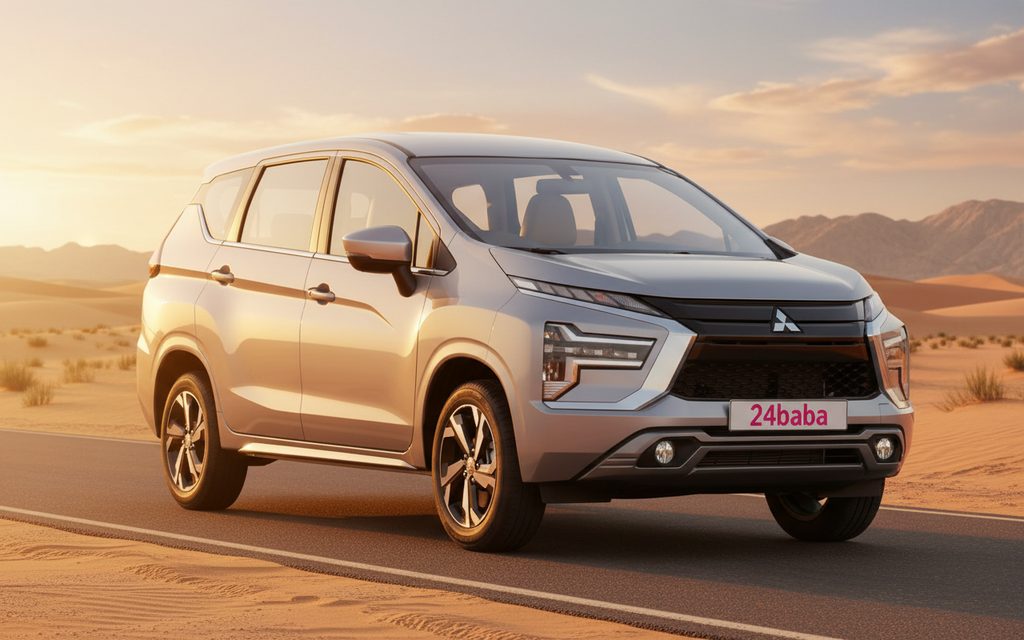 Mitsubishi Xpander 2024 Grey front view with headlights