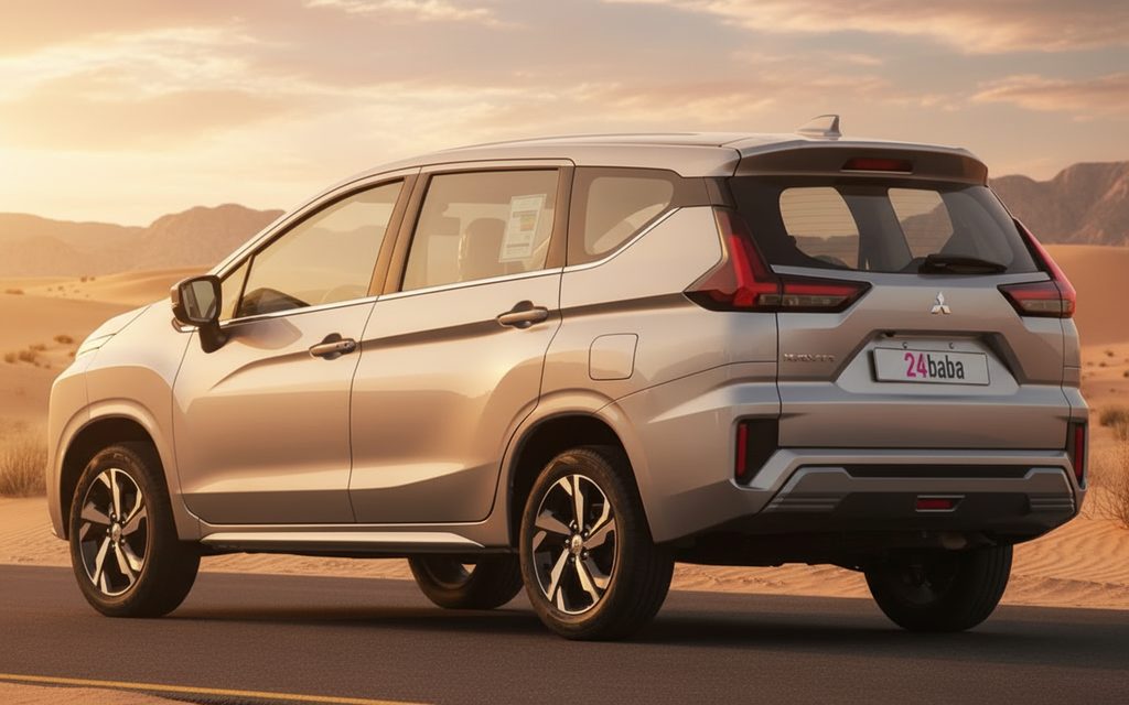 Mitsubishi Xpander 2024 Grey rear view showing taillights