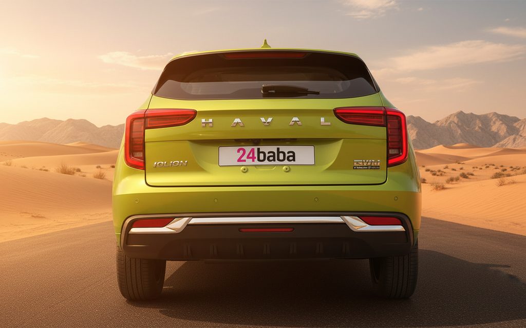 Haval Jolion 2024 Green back view in dubai