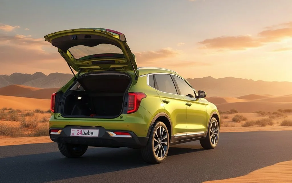 Haval Jolion 2024 Green back side view