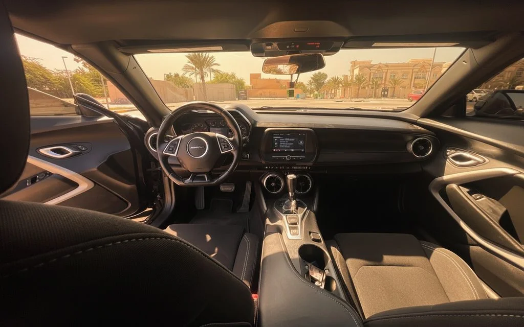 Chevrolet Camaro 2020 interior view showing trim