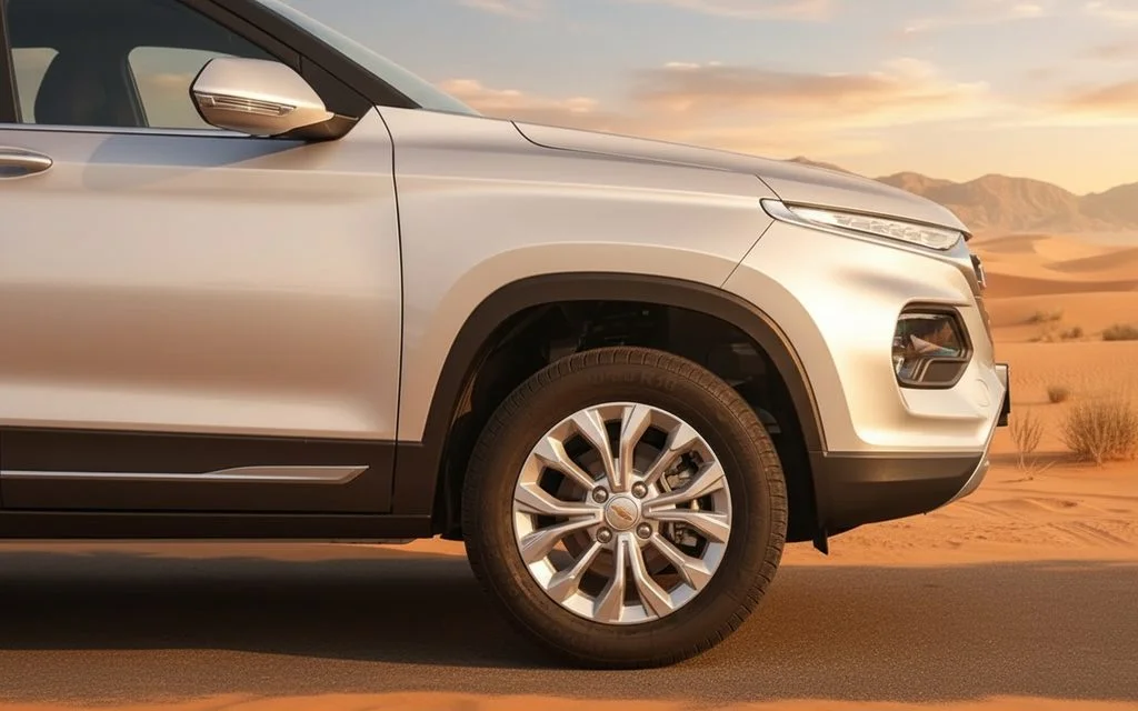 Chevrolet Groove 2023 alloy wheel close up