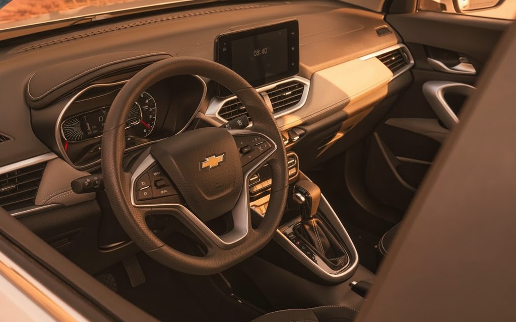 Chevrolet Groove 2023 interior view showing trim