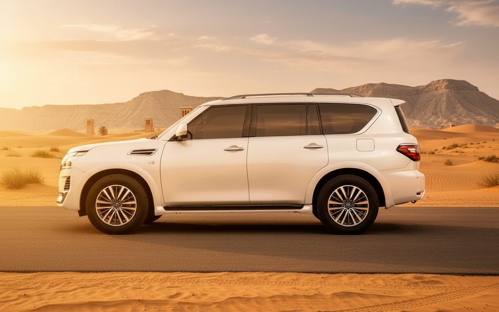 Nissan Armada 2022 White side profile