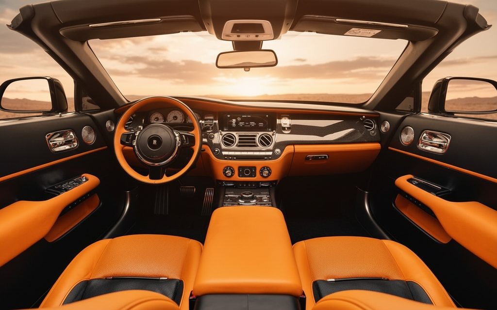 Rolls-Royce Dawn 2021 dashboard and infotainment