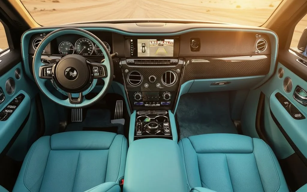 Rolls-Royce Cullinan 2024 dashboard and infotainment