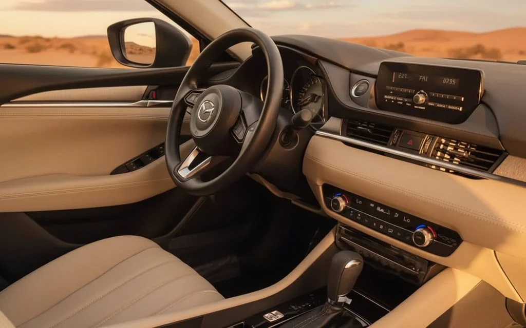 Mazda 6 2022 dashboard and infotainment