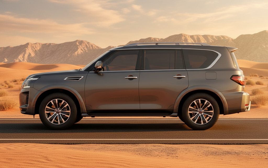 Nissan Patrol 2025 Grey side profile