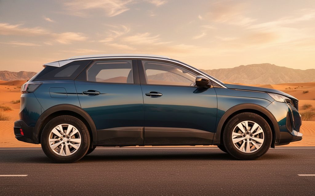 Peugeot 3008 2023 Blue side profile