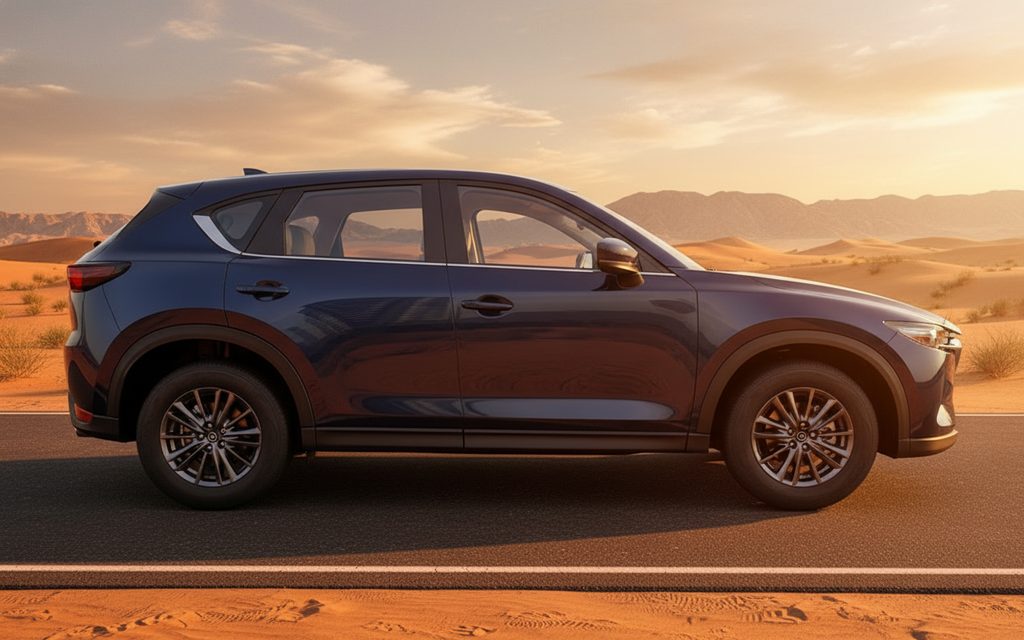 Mazda Cx 5 2022 Blue side profile