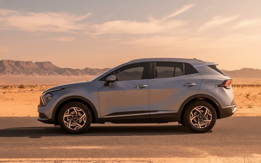 Kia Sportage 2023 Grey side profile