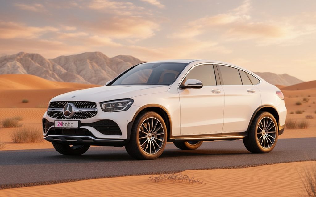 Mercedes Glc300 2020 White side profile
