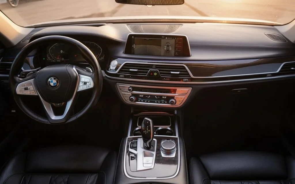 Bmw 740 2024 dashboard and infotainment