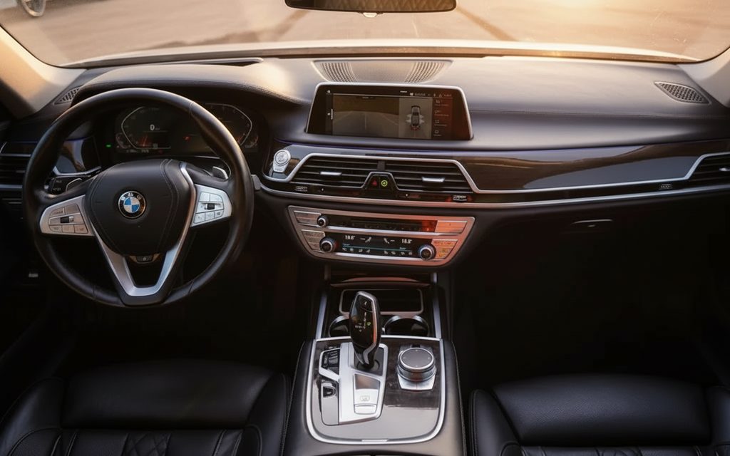 Bmw 740 2024 dashboard and infotainment