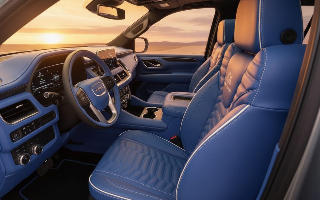 Gmc Yukon 2024 leather seats and cabin