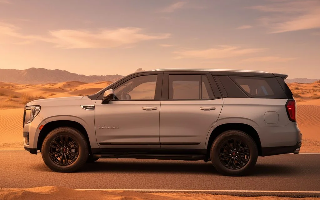 Gmc Yukon 2024 Grey side profile
