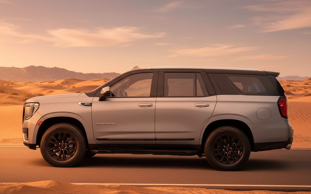 Gmc Yukon 2024 Grey side profile