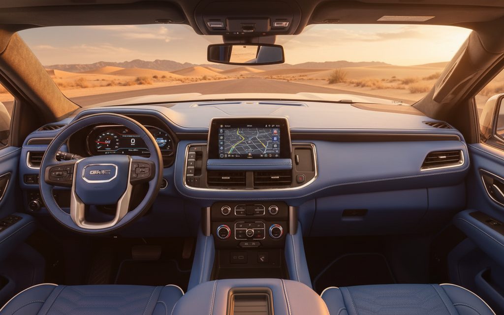 Gmc Yukon 2024 dashboard and infotainment
