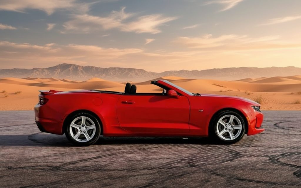 Chevrolet Camaro 2020 Red side profile