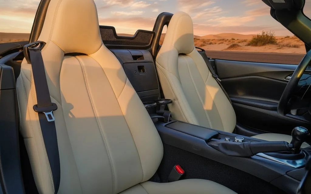 Mazda Mx 5 2020 leather seats and cabin