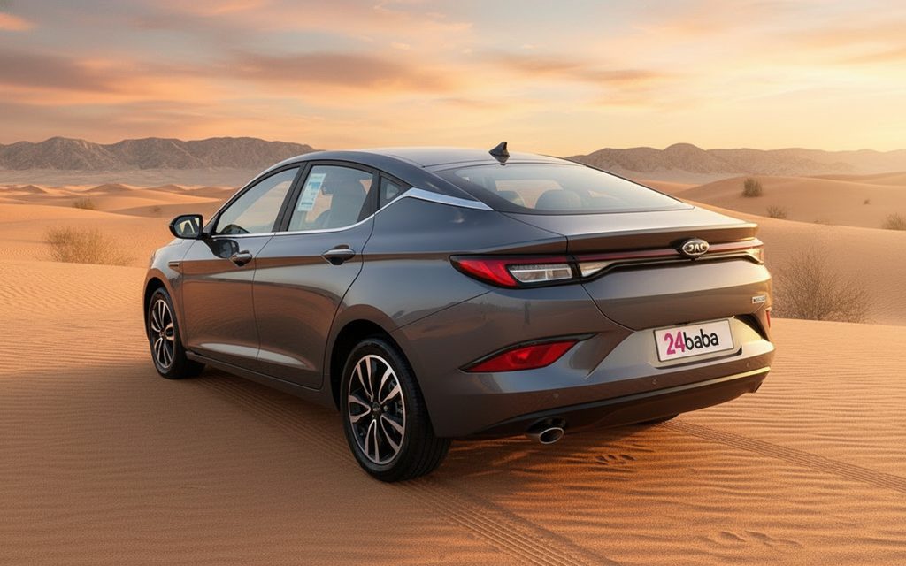 Jac J7 2024 Grey rear view showing taillights